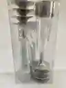 Copa Flauta Rumba Borde Plateado