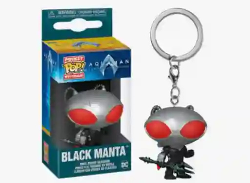 Llavero Pocket Pop: Aquaman Manta Negra/black Manta