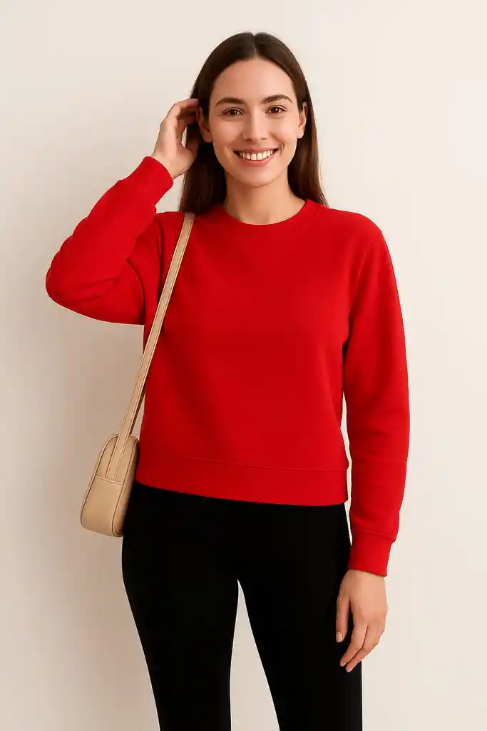 Hoodie Atemporal Essential Rojo