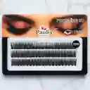 Pestañas 3d Individuales Efecto Ruso 12mm Paulis Makeup –