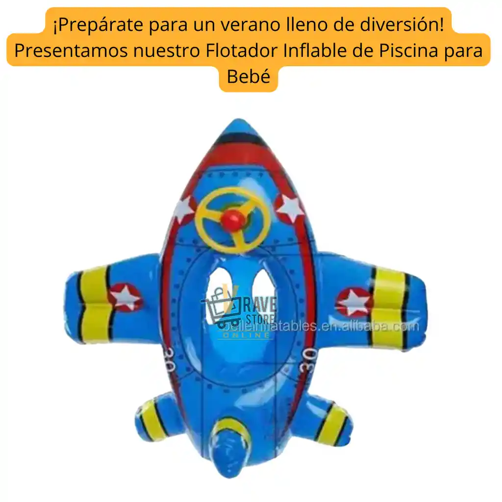 Flotador Para Niños Con Dosel, Avion Timon Piscina Bebe