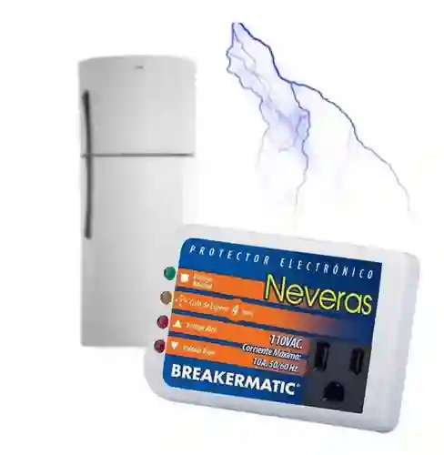 Protector Voltaje Nevera 110v Breakermatic