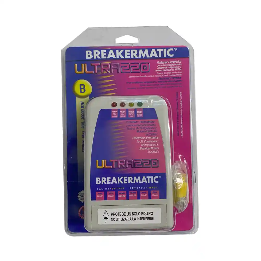 Protector Voltaje T.pesado 220v Breakermatic