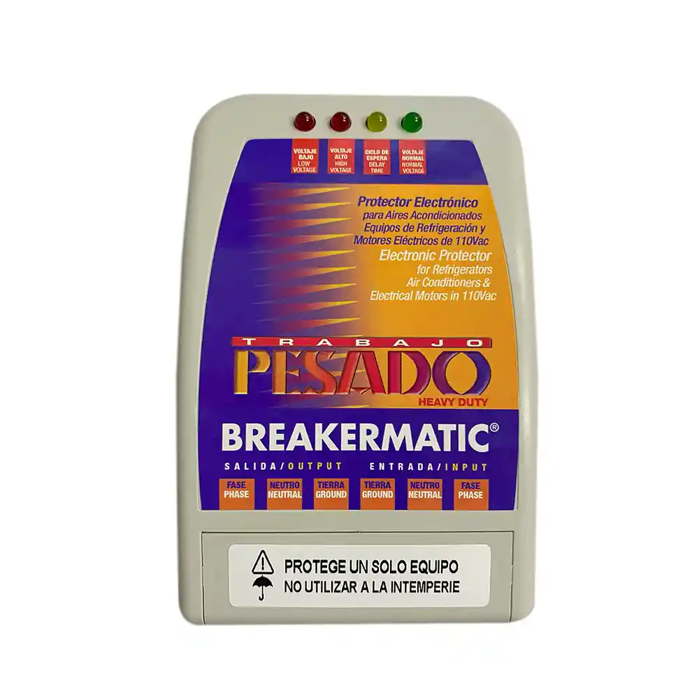 Protector Voltaje T.pesado 110v Breakermatic
