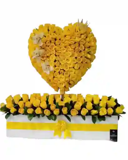 Caja Corazón De Rosa