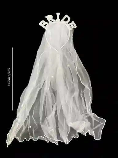Velo Diadema Bride Para Halloven, Despedida De Soltera, Fiestas, Novia, Hora Loca, Halloween