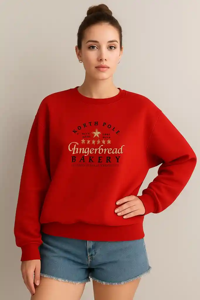 Sueter Navideño Gingerbread North Holiday Edition