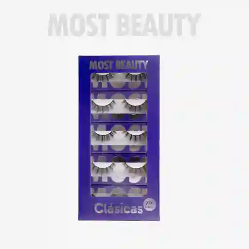 Caja De Pestañas Most Beauty 6d - 53 (10 Pares)