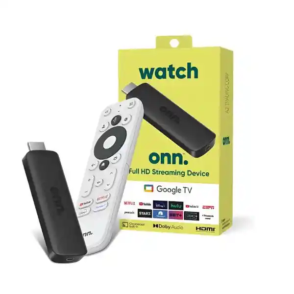 Convertidor A Smart Tv Onn Google Tv Streaming Hd/negro (original)
