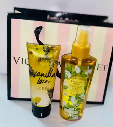 Set Victoria's Secret Vainilla Lacer (spray Corporal 125 Ml Crema De Manos 75 Ml