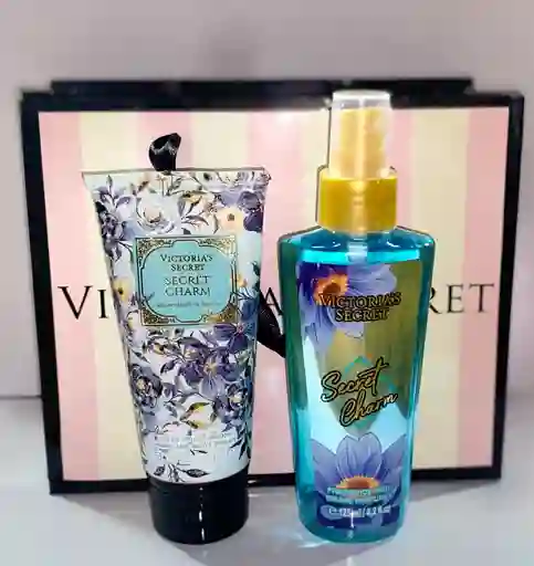 Set Victoria's Secret Secret Chato (spray Corporal Y Crema De Manos