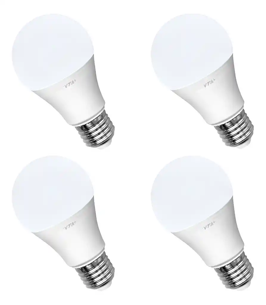 Kit X 4 Bombillos Led Alva E27 Rgb Vta+ Smart