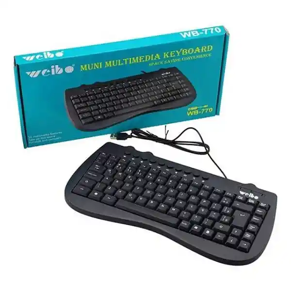 Teclado Slim Mini Usb Para Pc