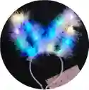 Diadema Orejas Conejo Peluche Con Luz Cosplay Halloween
