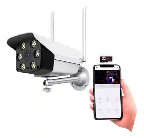 Cámara De Seguridad Fija Para Exterior Ip Alarma