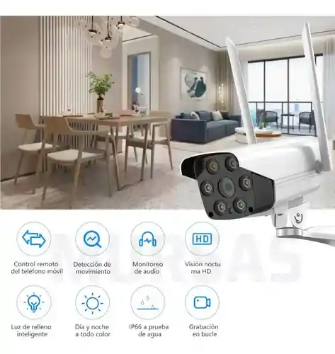 Cámara De Seguridad Fija Para Exterior Ip Alarma