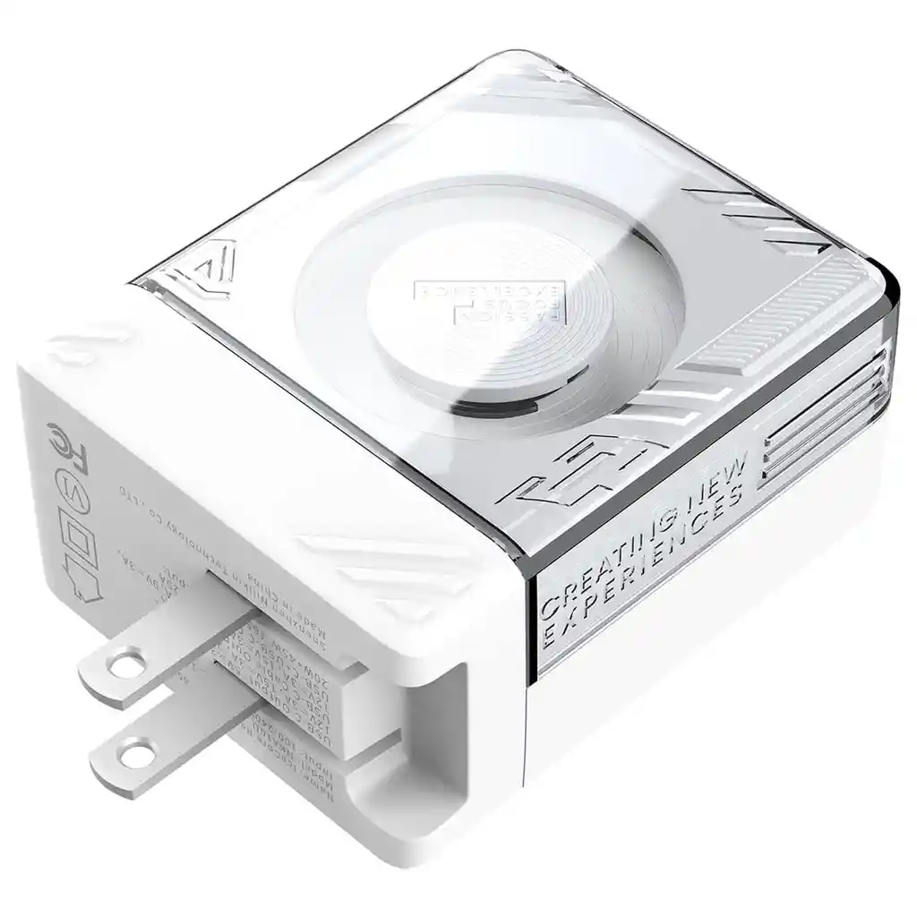 Nillkin Icecore Cargador De Pared 65w Con Cable Retractil Tipo C
