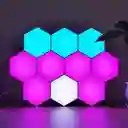 Lampara Decorativa Innovadora Con Forma Hexagonal X3 Paneles