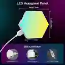 Lampara Decorativa Innovadora Con Forma Hexagonal X3 Paneles