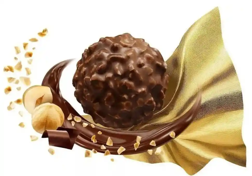 Bombones De Chocolate Con Rosa