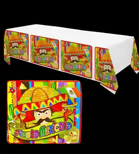 Mantel Plastico Fiesta Mexicana