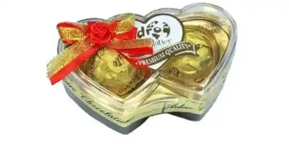 Estuche Chocolates Corazón Doble X2 Bombones