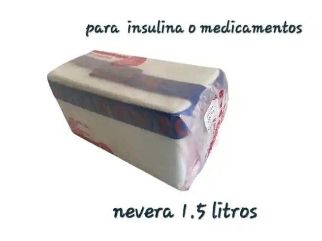 Nevera Icopor 1.5 Lts , Cava Icopor 1.5 Litros, Nevera Insulina