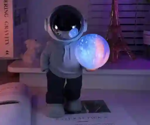 Parlante De Astronauta Con Luces Bluetooth