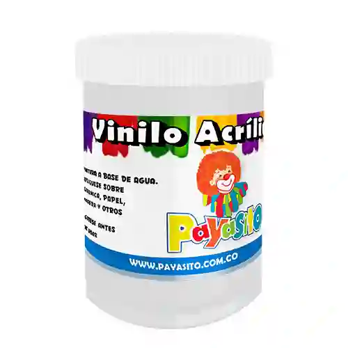 Pintura Vinilo Acrilico Payasito 80 Gm Color Blanco