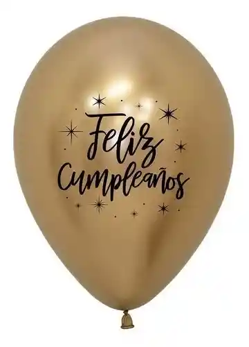Globo De Feliz Cumpleaños En Helio R12