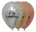 Globo De Feliz Cumpleaños En Helio R12