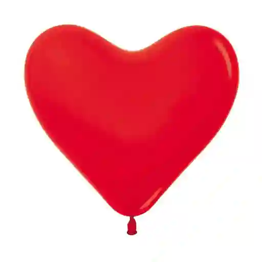 Globos R12 Sempertex Corazon Rojo X 5 Und Amor Aniversario