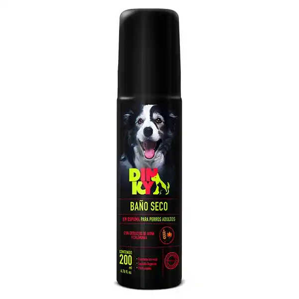 Dinky Baño Seco En Espuma Para Perros Adultos X200 Ml