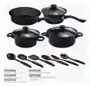 Set De Juego De Ollas Mas Utensilios 13 Piezas