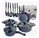 Set De Juego De Ollas Mas Utensilios 13 Piezas