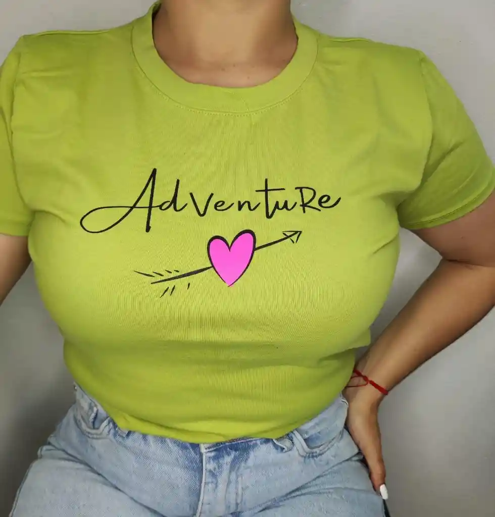 Camiseta Basica Para Dama