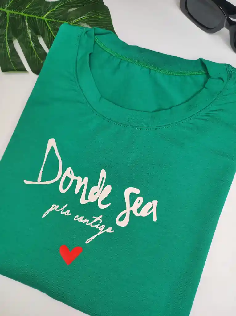 Camiseta Basica Para Dama