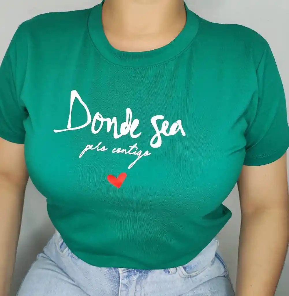 Camiseta Basica Para Dama