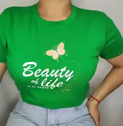 Camiseta Basica Para Dama