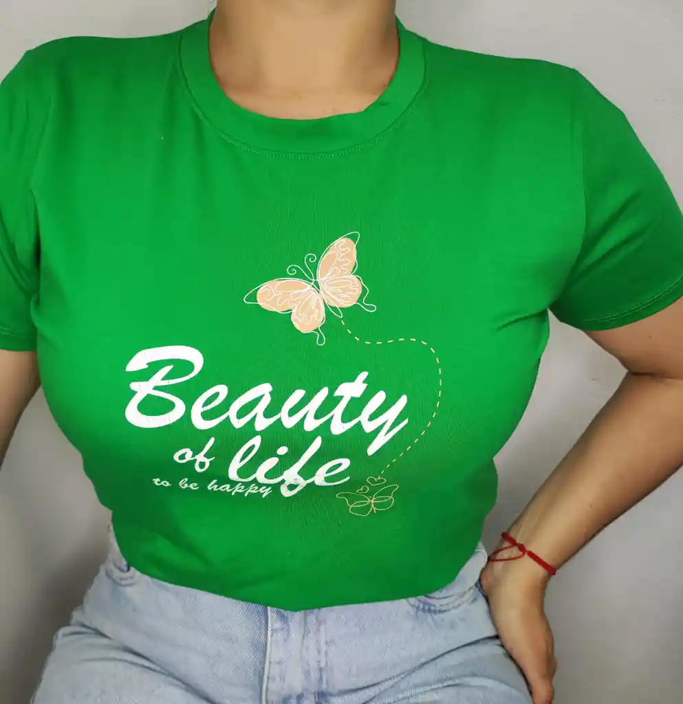 Camiseta Basica Para Dama
