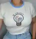 Camiseta Cuello En Rib