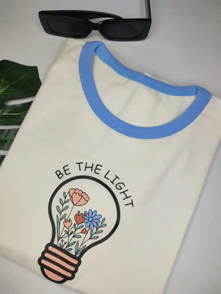 Camiseta Cuello En Rib