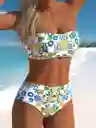 Conjunto De Bikini De Mujer Con Top De Tubo, Talla M