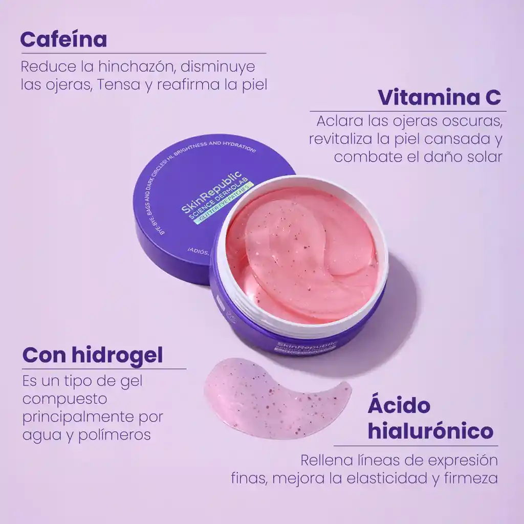 Skinrepublic Parches Para Ojeras Y Bolsas X 15 Pares