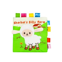 Libro Sensorial De Tela Con Colitas De Estimulación Oveja