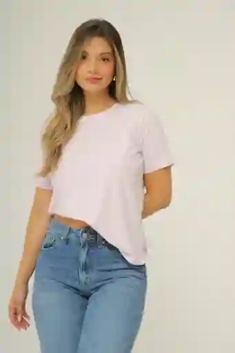 Camiseta Basica Manga Doblada