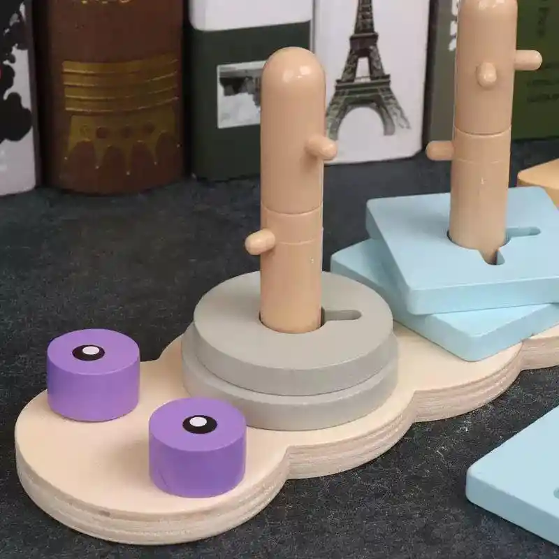 Juguete Set De Insertar Y Encajar Figuras Para Niños