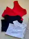 Blusa Basica Atletica Corta En Rib