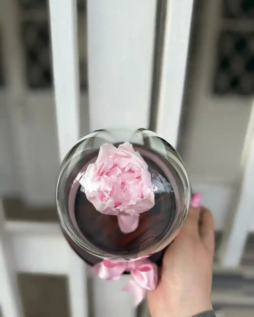 Flor Peonia Rosada
