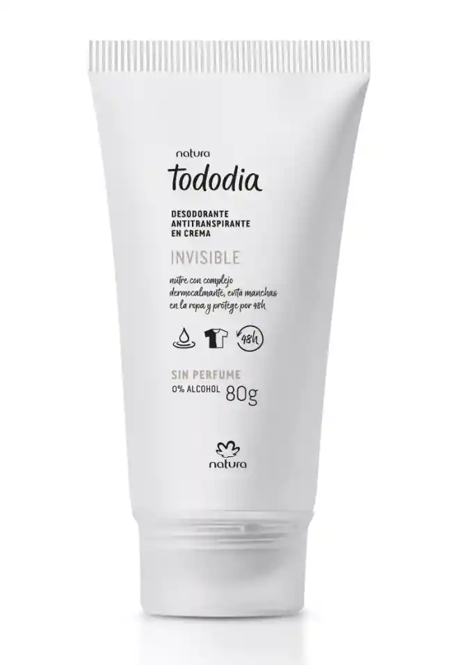 Desodorante Antitranspirante En Crema Tododia Invisible
